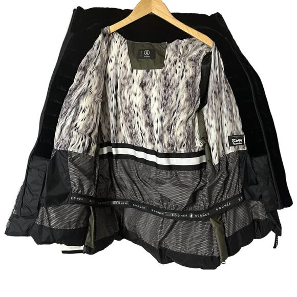 Rare Bogner Goan Thylmann Ski Puffer Down Black Coat Embroidered Fish Size XS 4 - Picture 6 of 16